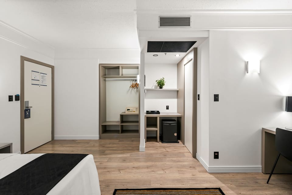Minibar, in-room safe, desk, blackout drapes