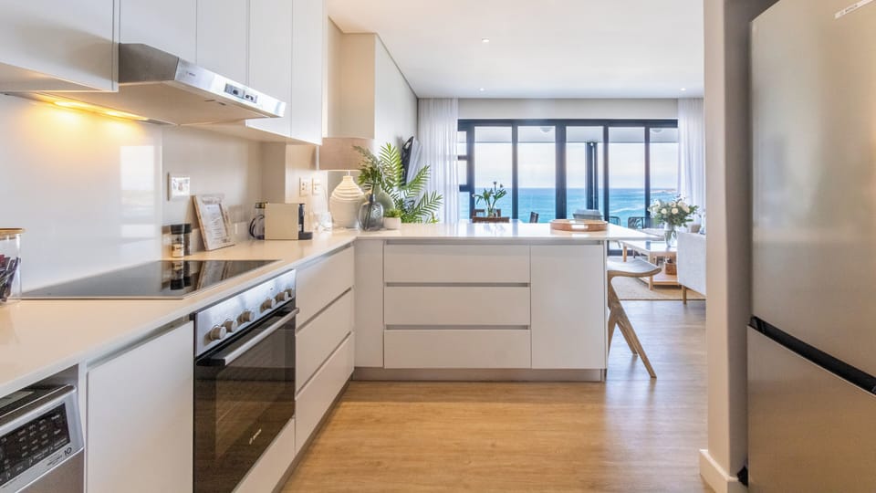 Three Bed Penthouse 2nd floor 302 | Private kitchen | Fridge, microwave, oven, stovetop