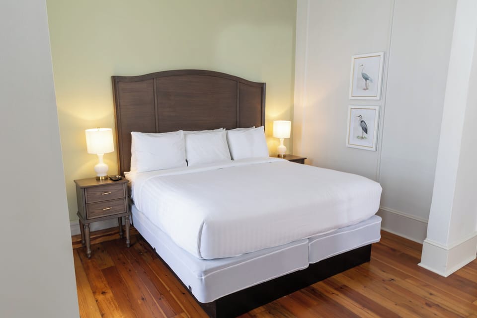 Premium bedding, pillowtop beds, individually decorated