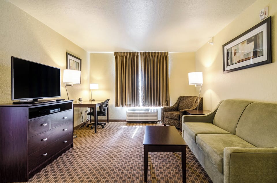 Suite, 1 King Bed with Sofa bed, Accessible, Non Smoking (Extended Stay) | Premium bedding, pillowtop beds, desk, laptop workspace