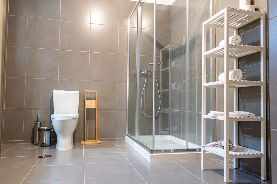 Double Room | Bathroom | Shower, designer toiletries, hair dryer, towels