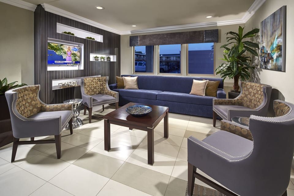 Lobby sitting area