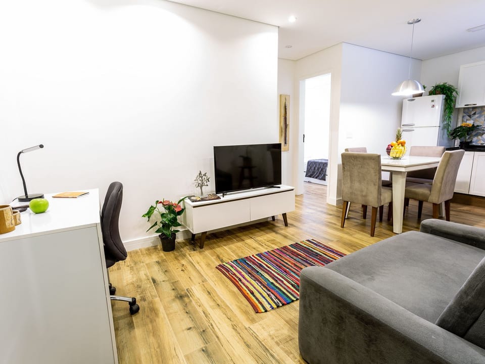 Villa | Living area | 43-inch Smart TV with cable channels