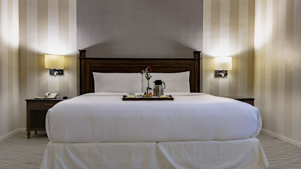Premium bedding, in-room safe, desk, soundproofing