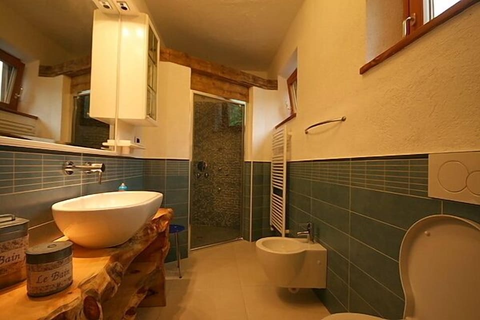 Luxury Suite | Bathroom | Shower, hair dryer