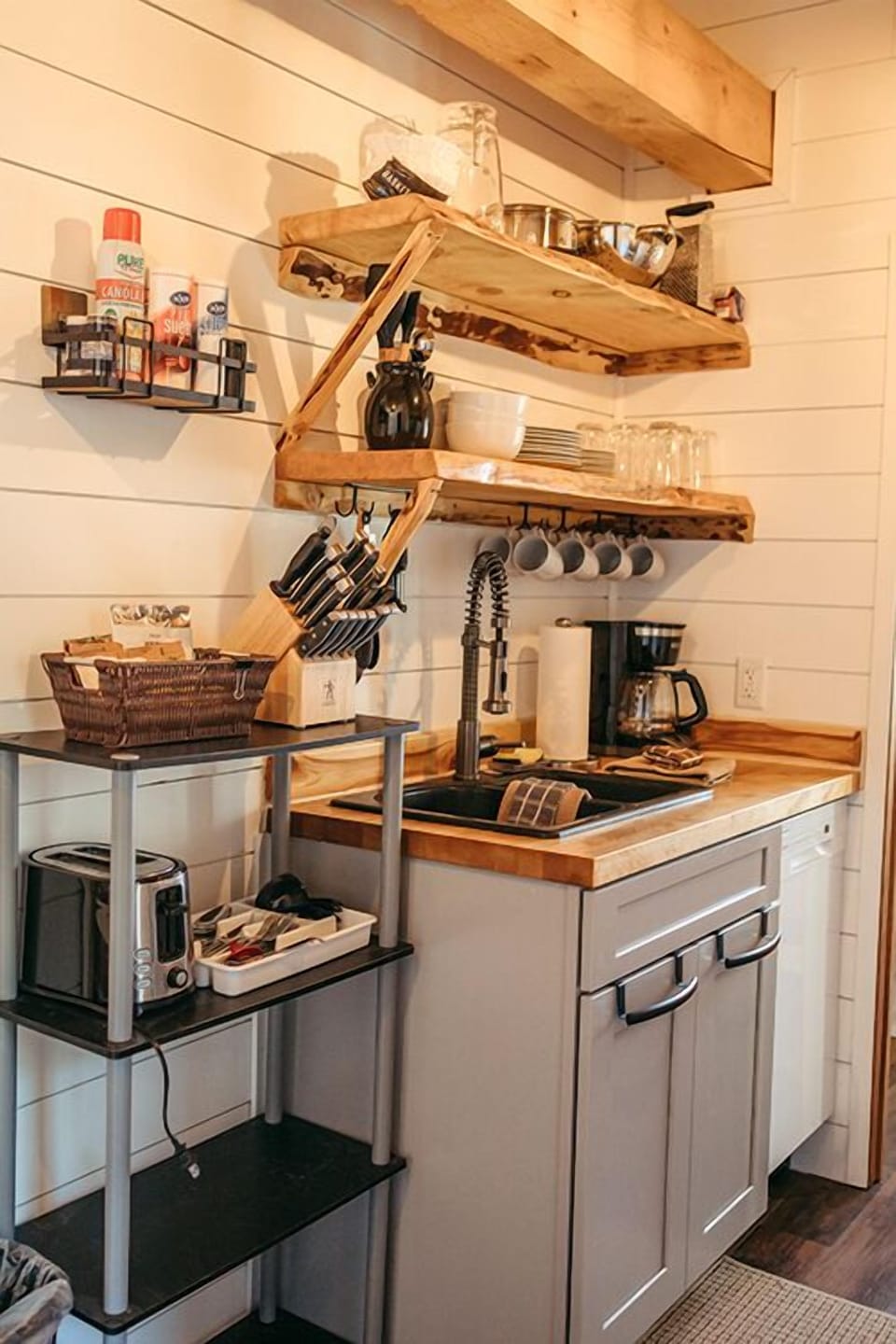 Family Cabin, Multiple Beds, Kitchen, Ocean View | Private kitchen | Full-size fridge, microwave, coffee/tea maker, toaster