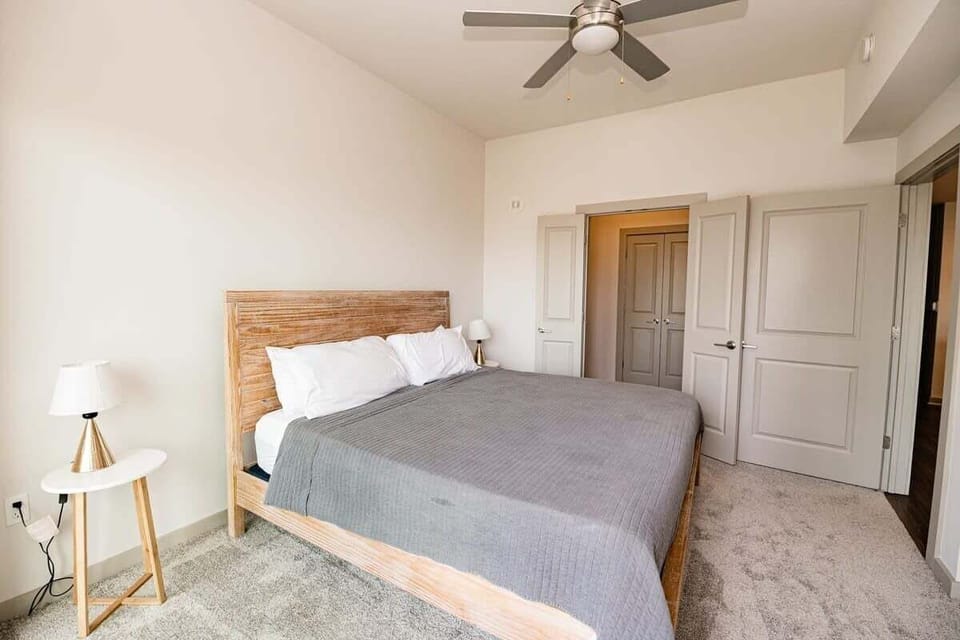 Apartment, 1 Bedroom | 1 bedroom, desk, laptop workspace, iron/ironing board