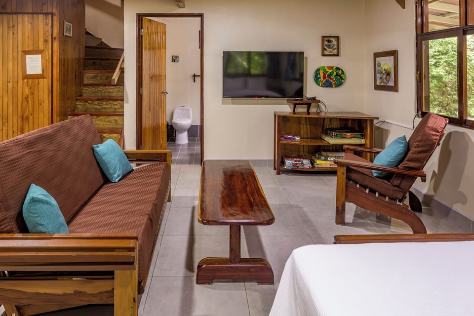 Villa, Multiple Beds, Kitchenette | Living area | 43-inch flat-screen TV with satellite channels, foosball, table tennis