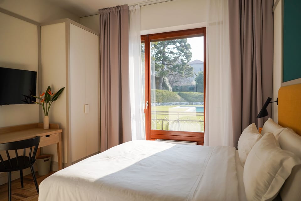 Double Room, Garden Area | Premium bedding, down comforters, individually furnished, soundproofing