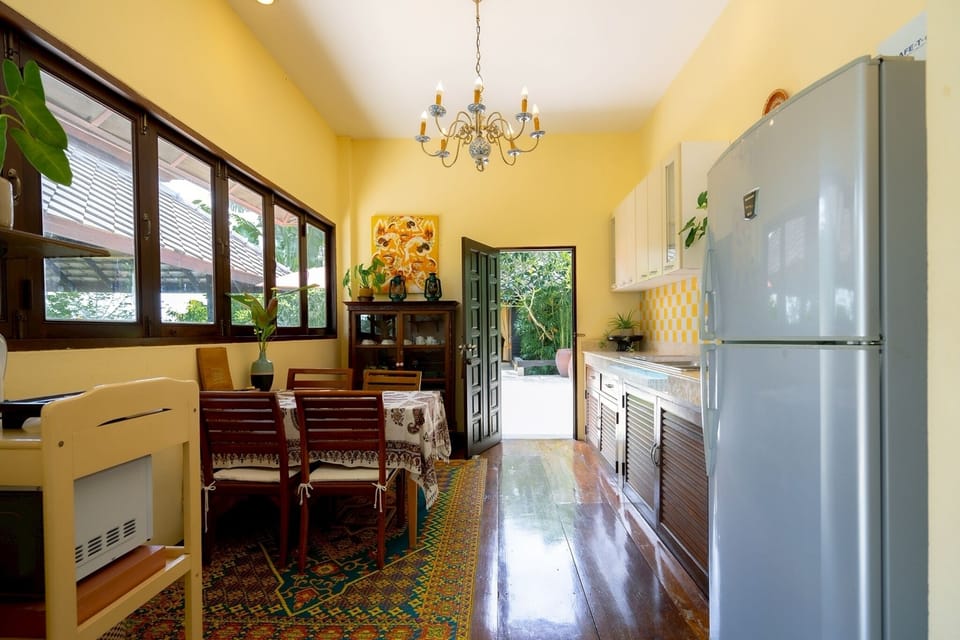 Villa, Pool View, Poolside | Private kitchen | Mini-fridge, coffee/tea maker, electric kettle