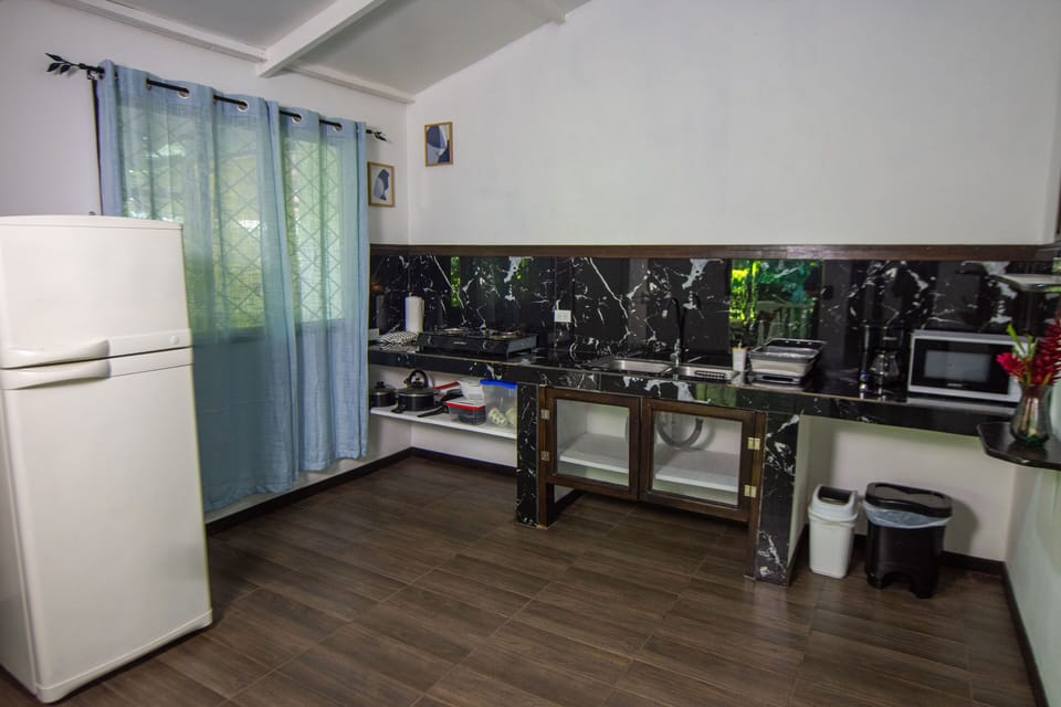 Classic Apartment | Private kitchen | Freezer, dining table