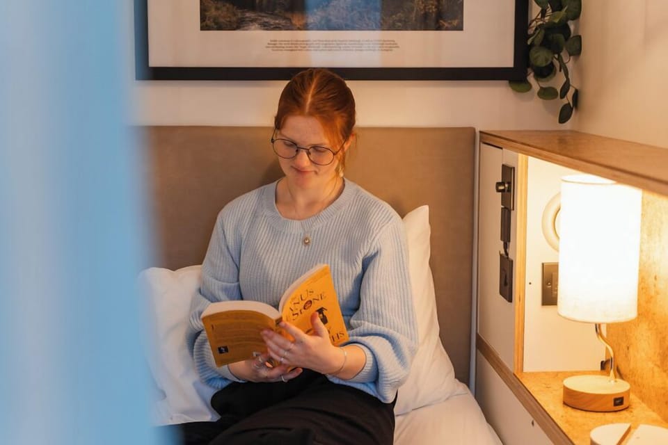 Deluxe Capsule in a 4 Bed Dormitory - Female only | In-room safe, blackout drapes, soundproofing, iron/ironing board