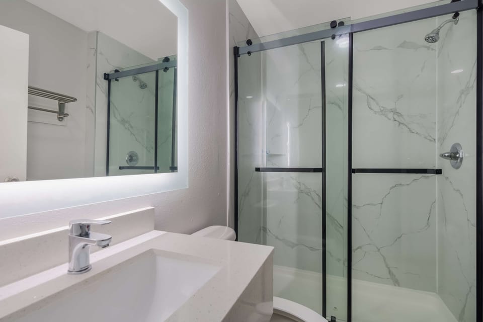 Free toiletries, hair dryer (on request), towels
