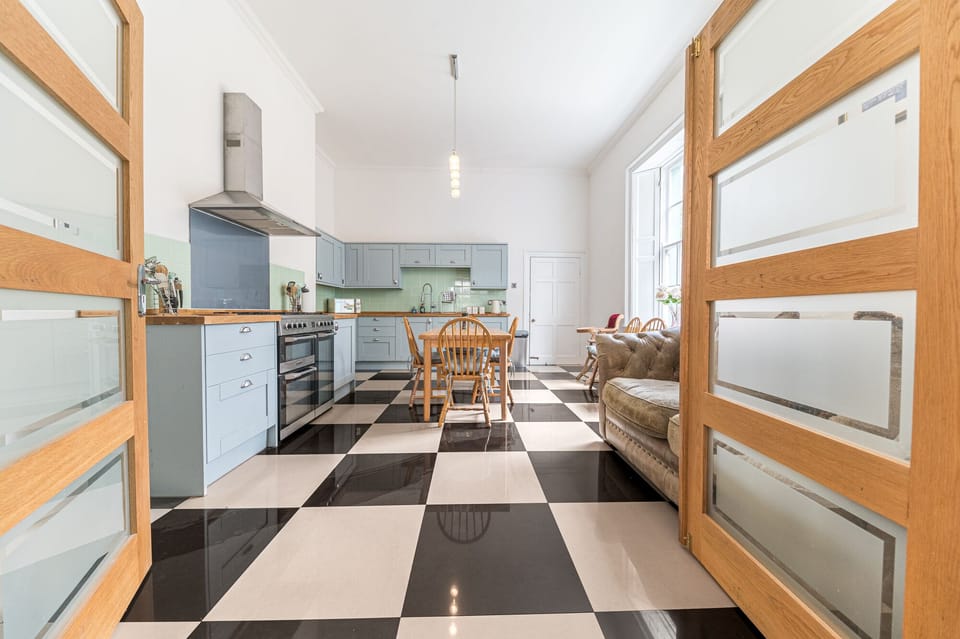 Fridge, dishwasher, electric kettle, toaster