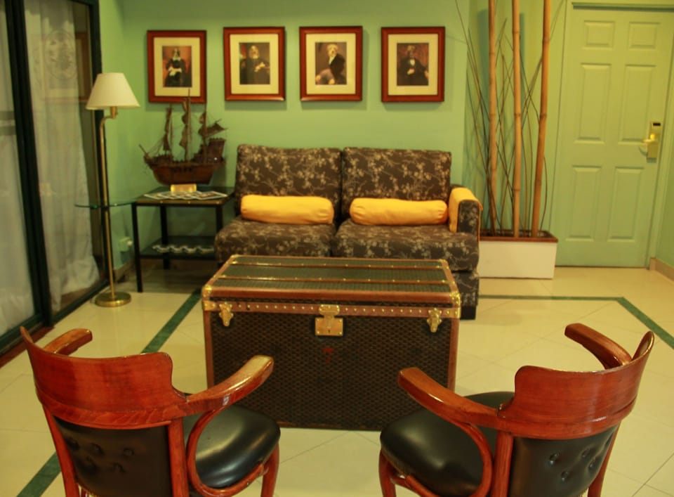 Lobby sitting area