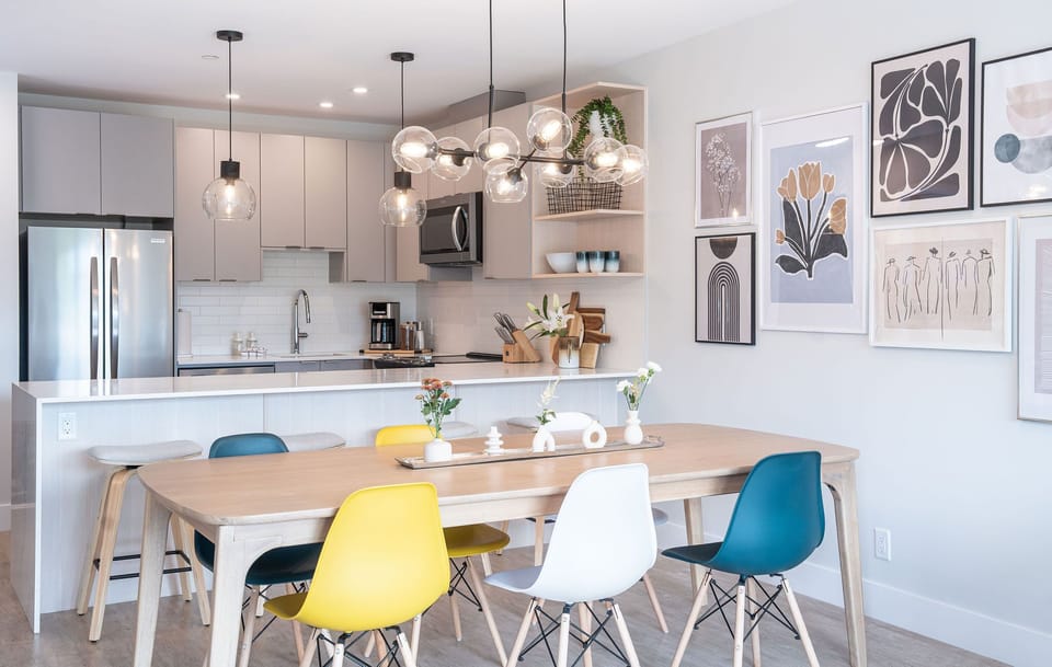 Condo | Private kitchen | Coffee/tea maker, full-size fridge, microwave, oven