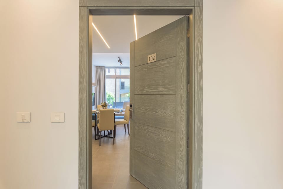 Interior entrance