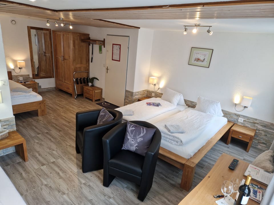 Family Quadruple Room, 1 Bedroom, Non Smoking, Mountainside | In-room safe, desk, blackout drapes, free WiFi