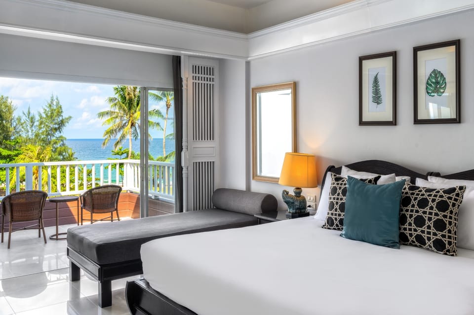 Seaview Deluxe Terrace | Minibar, in-room safe, individually furnished, desk