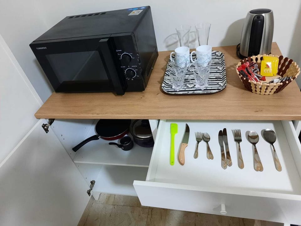 Electric kettle, dining tables