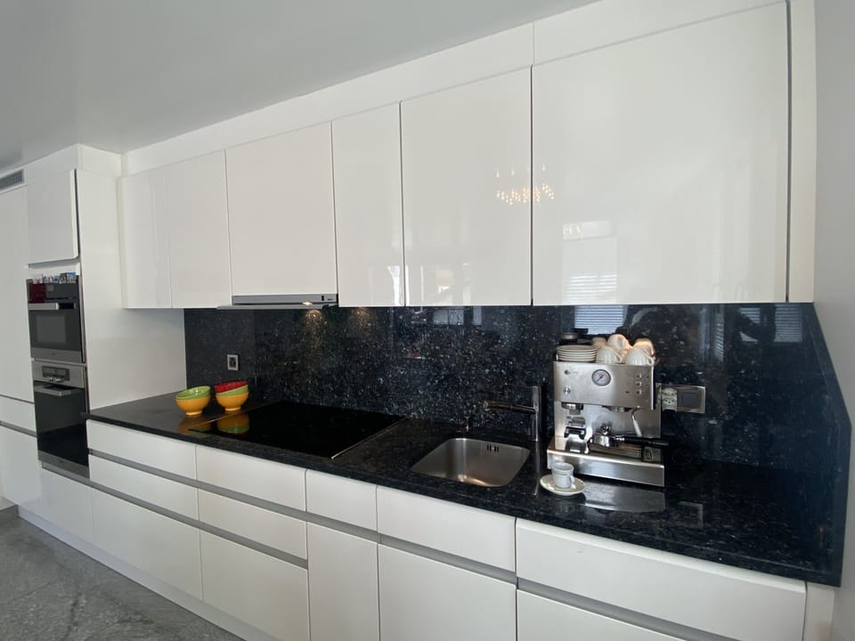 Panoramic Apartment | Private kitchen | Coffee/tea maker, electric kettle