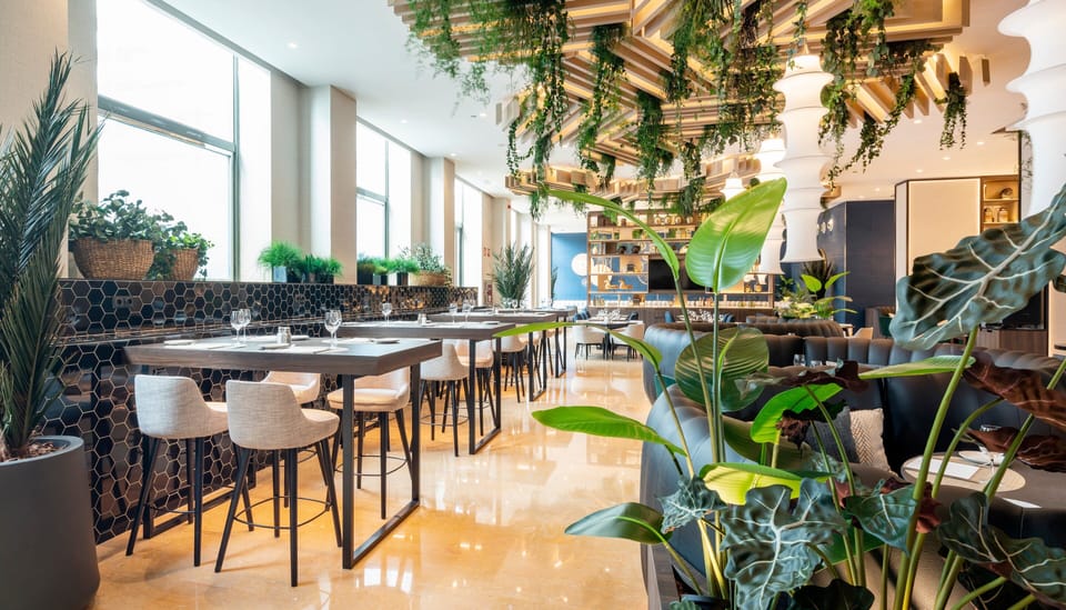 Lobby lounge, pool views, open daily