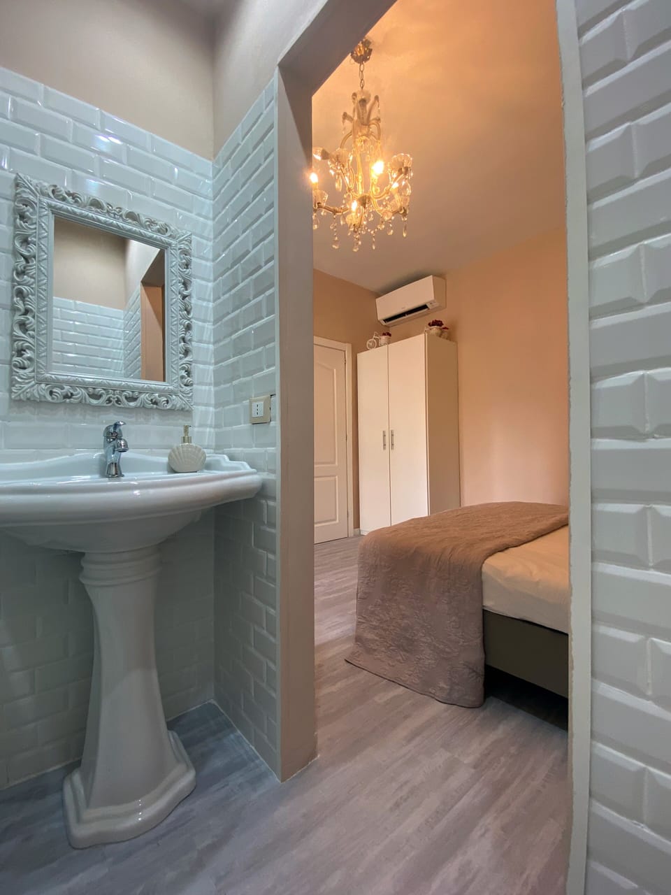 Design Suite | Bathroom | Rainfall showerhead, hair dryer, slippers, bidet