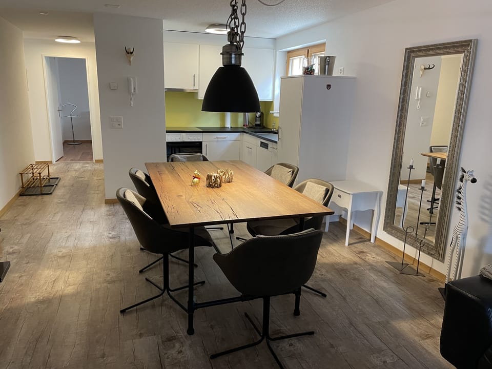 Comfort apartment, 1 bedroom plus 150 CHF cleaning fee on top of the rate | Living area