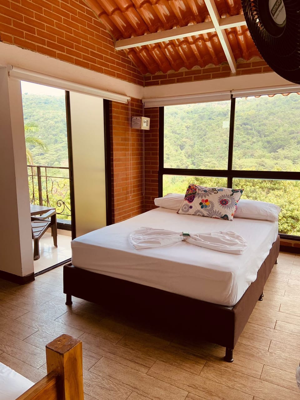 Panoramic Double Room, 1 Bedroom, Pool Access, Mountain View | Free WiFi, bed sheets