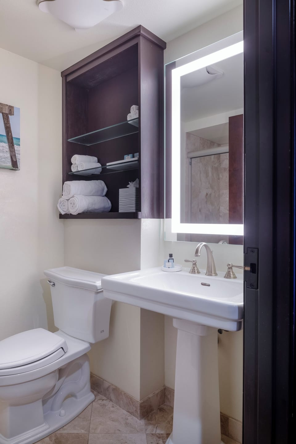 Shower, eco-friendly toiletries, hair dryer, towels