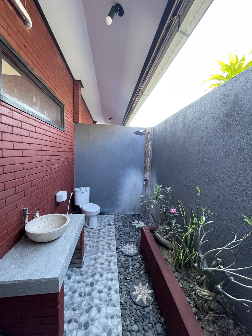 Comfort Double Room, Garden View | Bathroom | Towels
