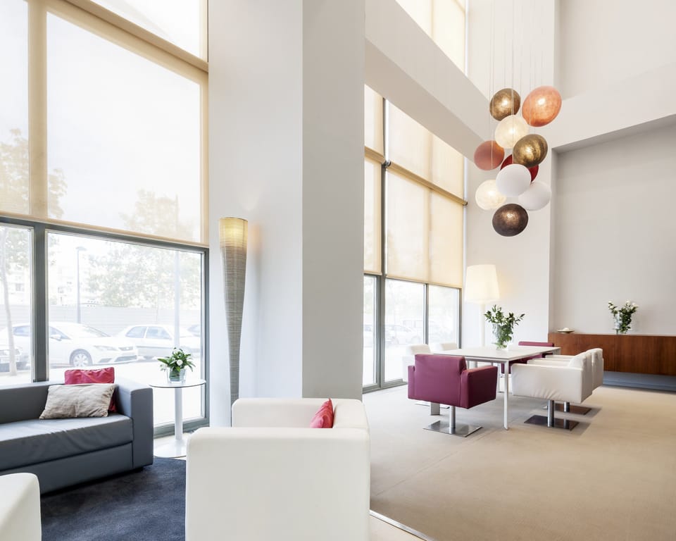Lobby sitting area