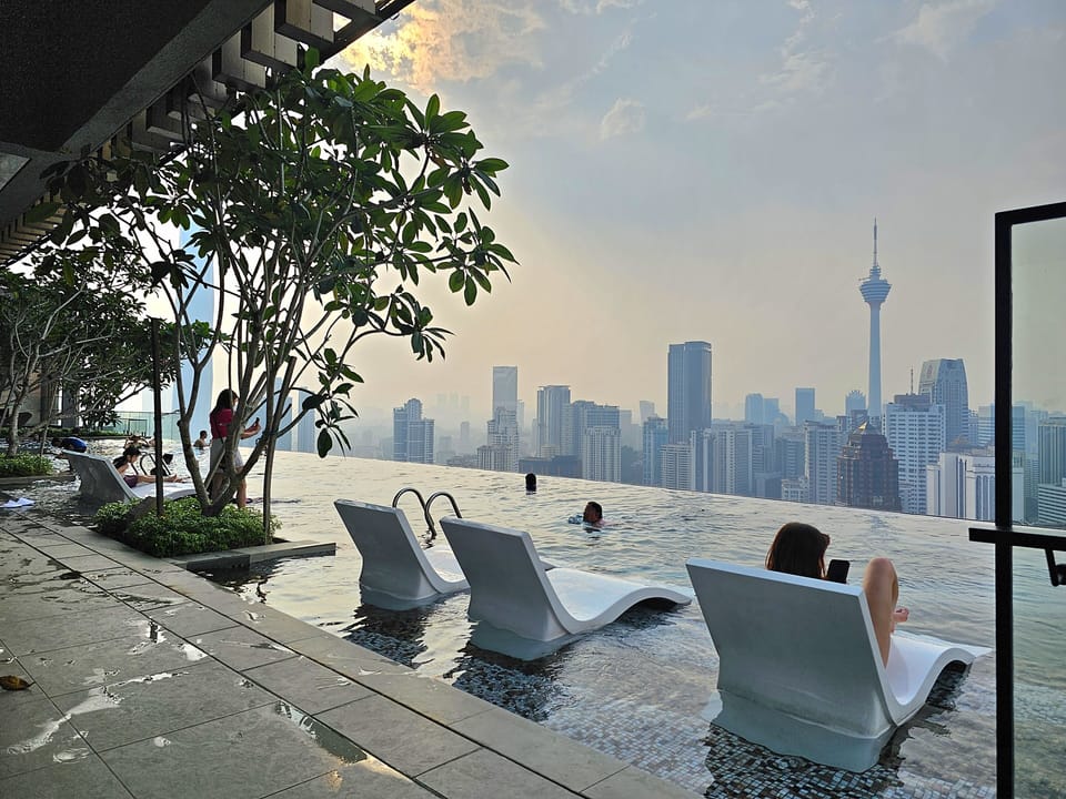Rooftop pool
