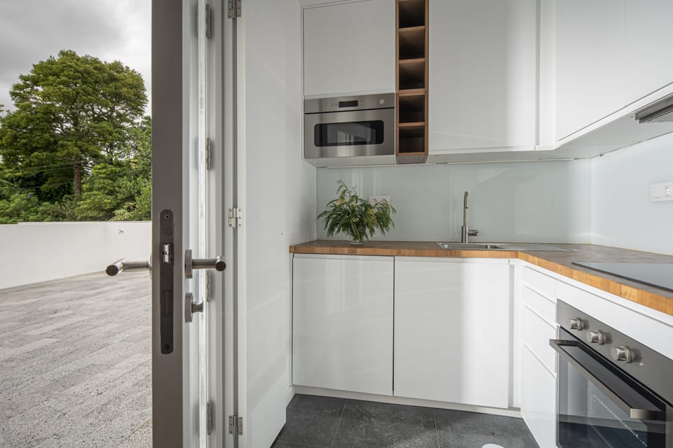 Premium Villa | Private kitchen | Mini-fridge, microwave, oven, espresso maker