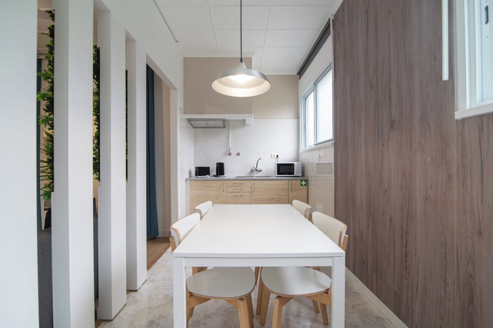 Standard Double Room | Private kitchen | Fridge, microwave, electric kettle, toaster