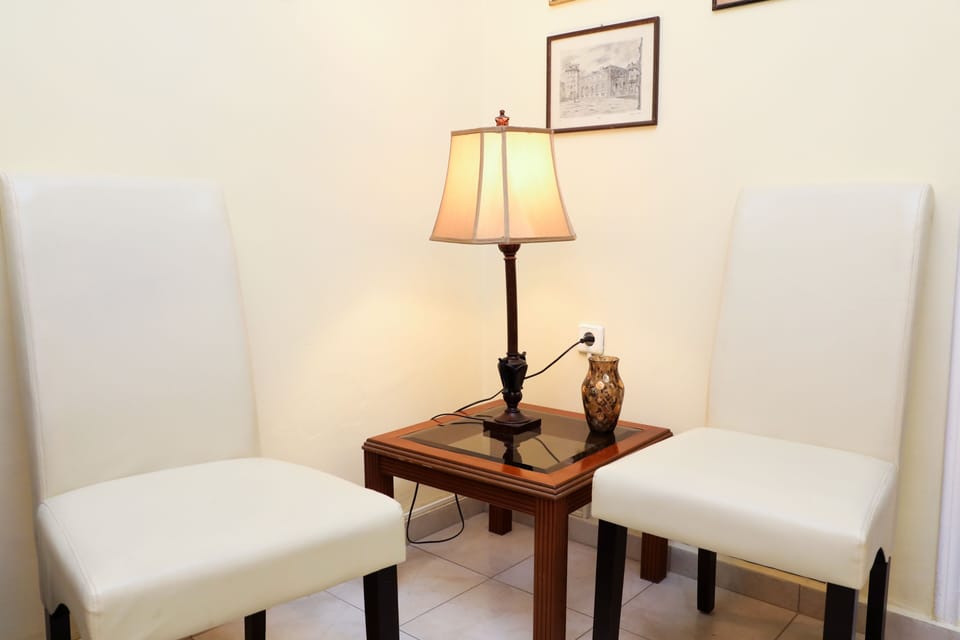 City Apartment | Living area | 45-inch LCD TV with cable channels