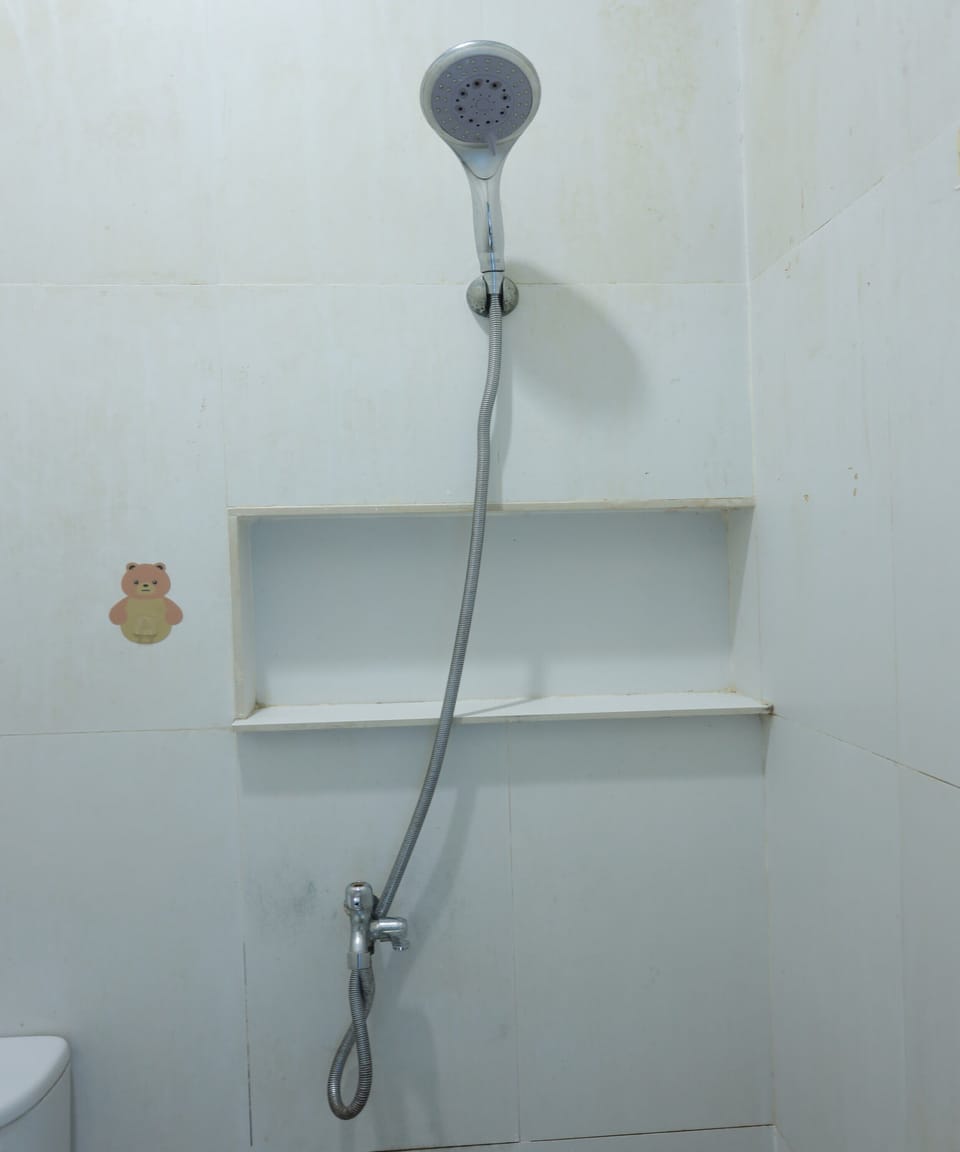 Standard Double Room | Bathroom | Shower, towels, toilet paper