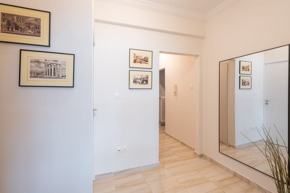 Luxury Apartment | Living area | 55-inch Smart TV with cable channels