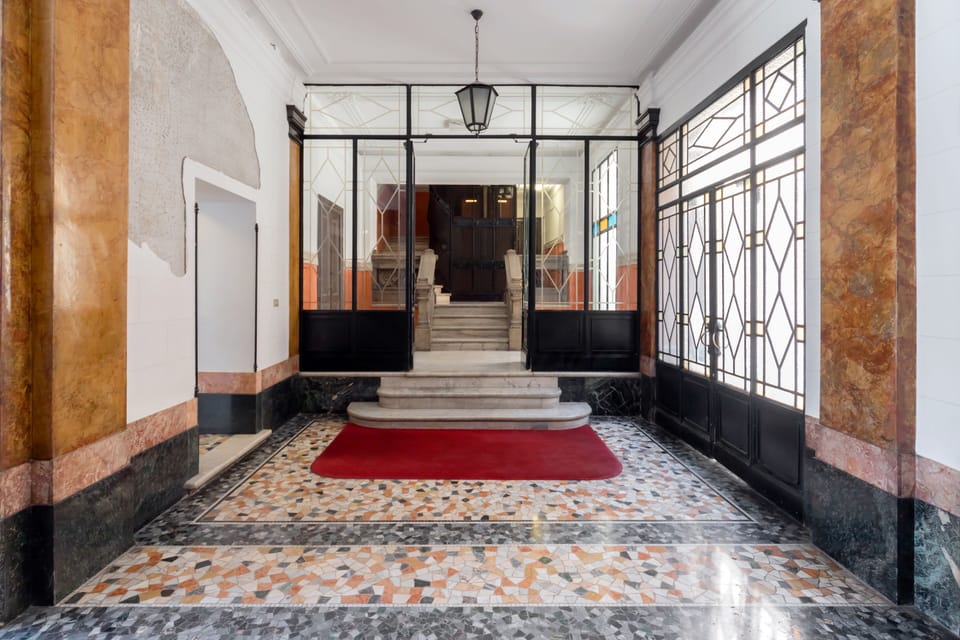 Interior entrance