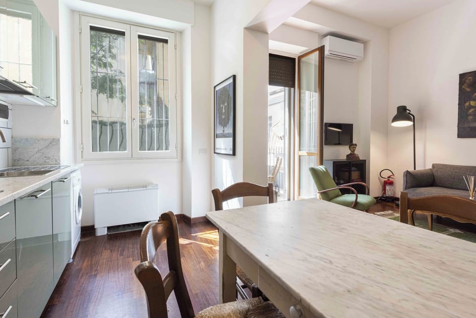 Comfort Apartment | Private kitchen | Fridge, microwave, oven, stovetop