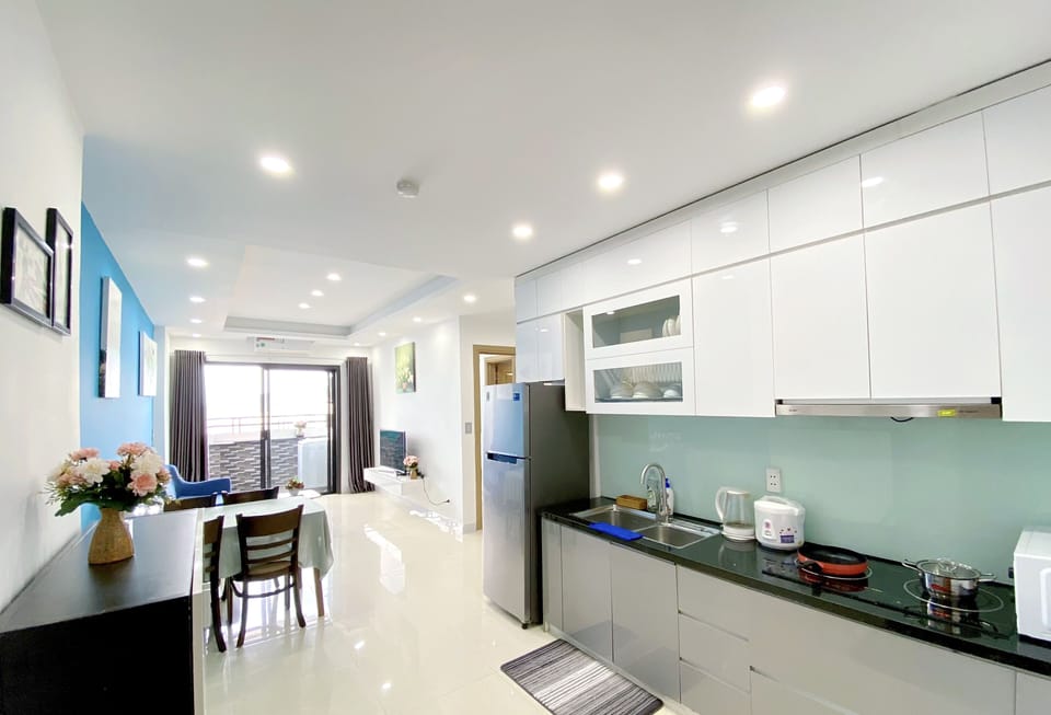 Family Apartment | 2 bedrooms, desk, laptop workspace, blackout drapes