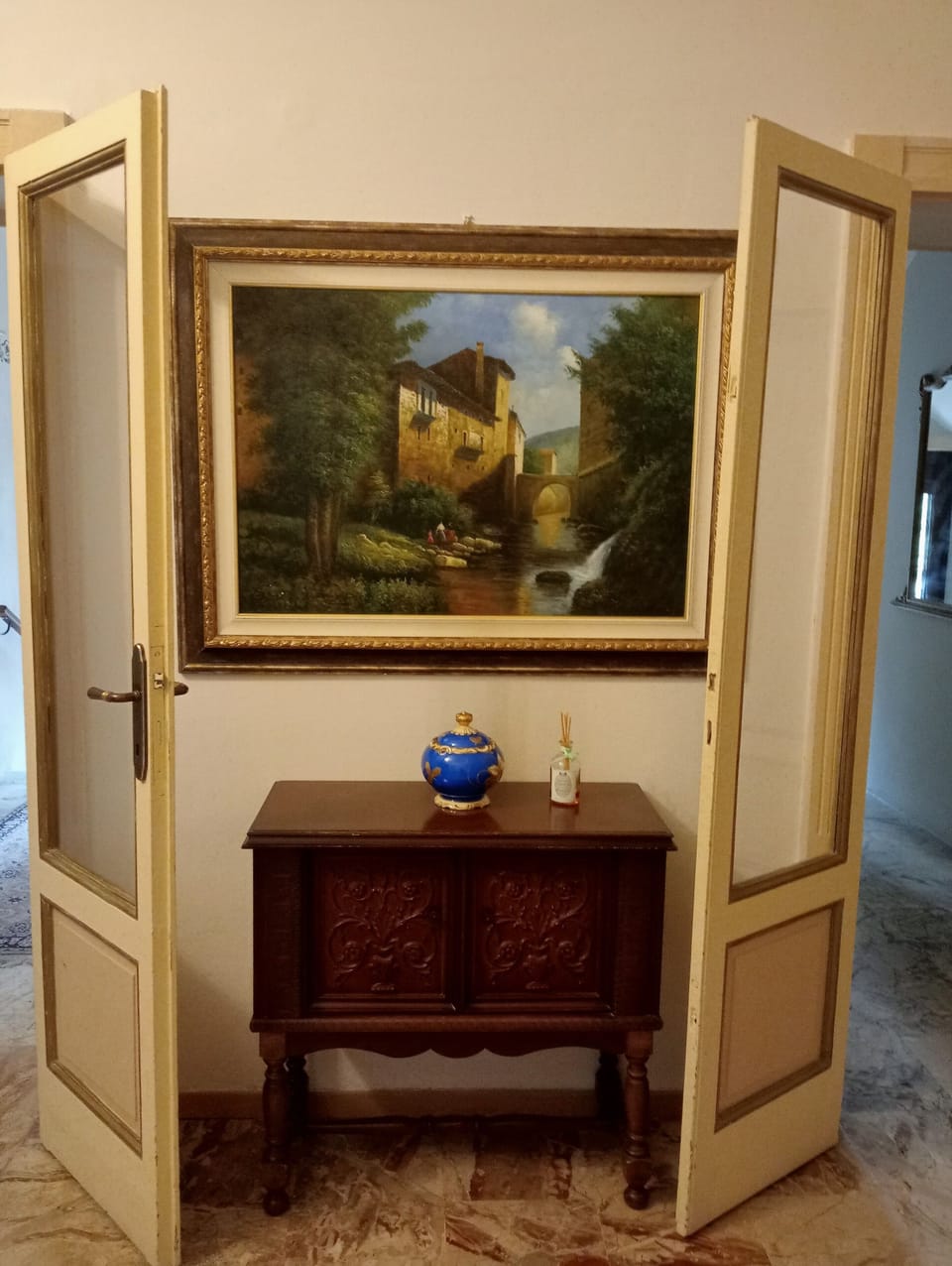 Interior entrance