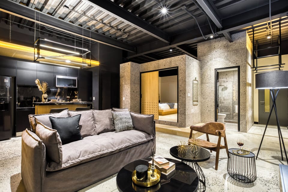 Superior Apartment | Living area | 55-inch Smart TV with digital channels