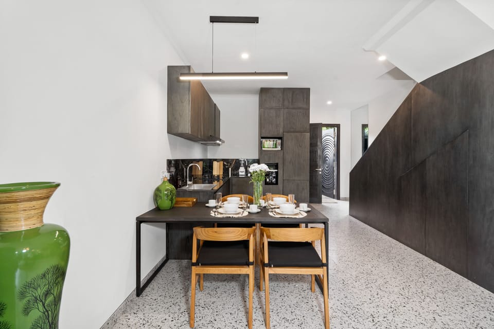 Villa | Private kitchenette | Fridge, microwave, stovetop, electric kettle
