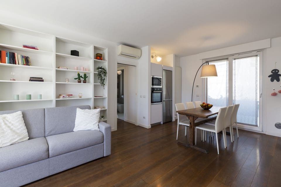 Panoramic Apartment | Living area | 32-inch Smart TV with digital channels