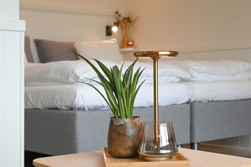 Hypo-allergenic bedding, desk, laptop workspace, soundproofing