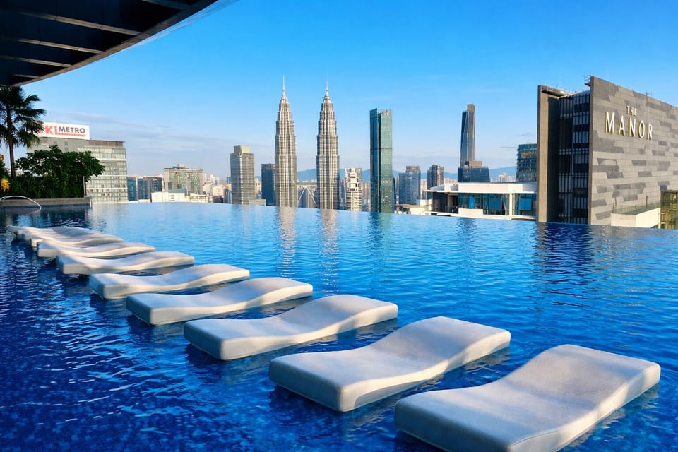 Rooftop pool