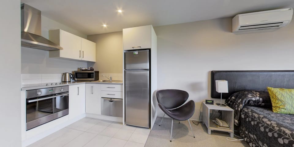 Studio Apartment | Individually furnished, blackout drapes, iron/ironing board, free WiFi