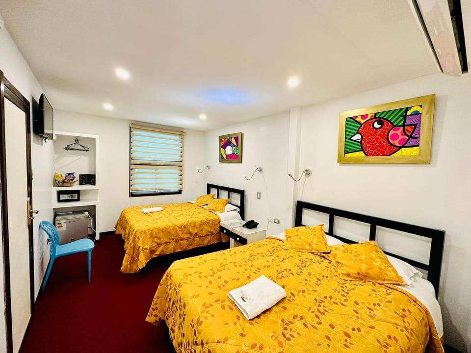 Quadruple Room | Premium bedding, down comforters, free minibar items, in-room safe