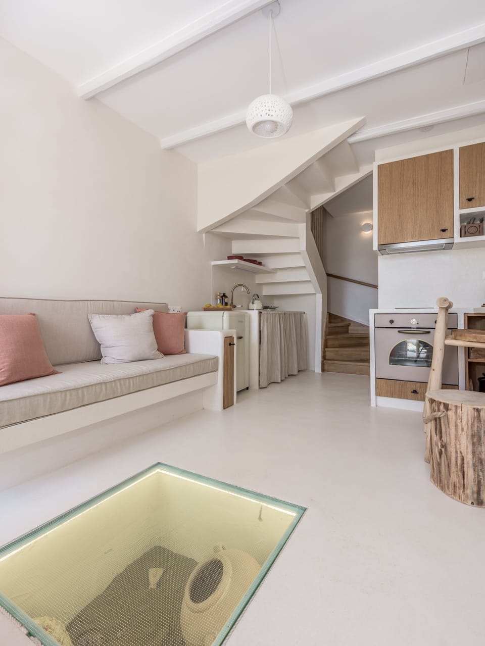 Beachfront Boutique Houses (Orange) | Living area | LCD TV